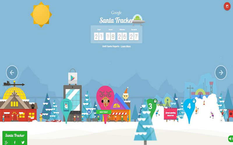 Santa Google In 2012